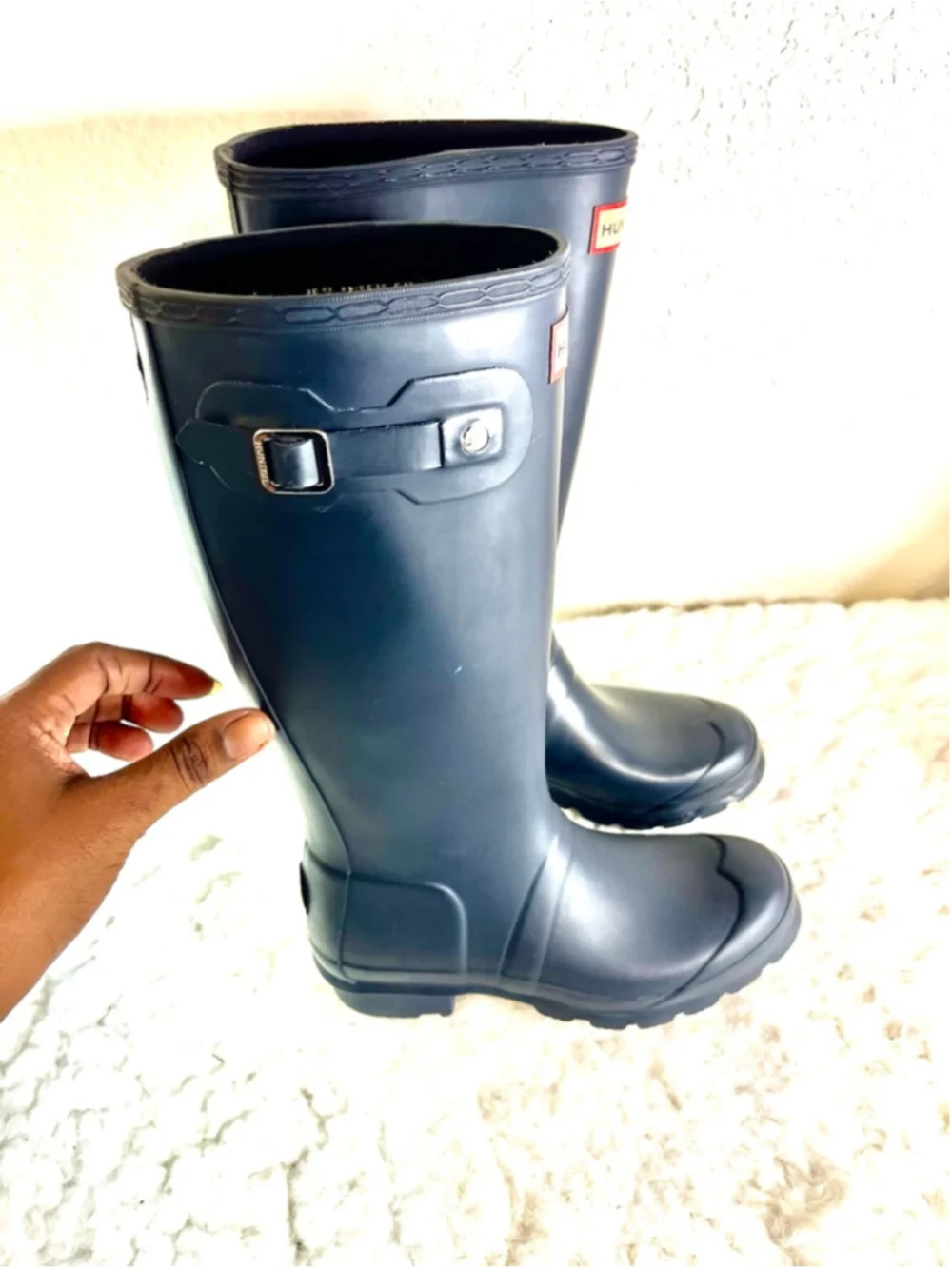 Hunter Big Kids Waterproof Original Rain Boots Girls size 5, boys size 4